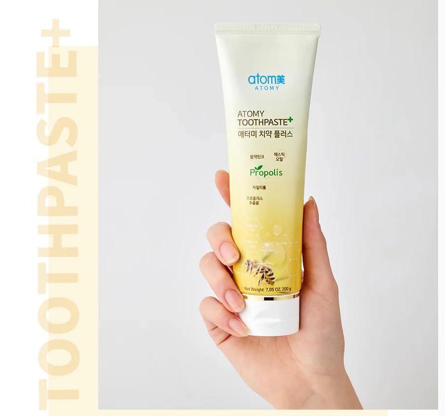 BC233 Korean Toothpaste Propolis Bees Dental Oral Care System (7.05 Oz x 2 pcs)