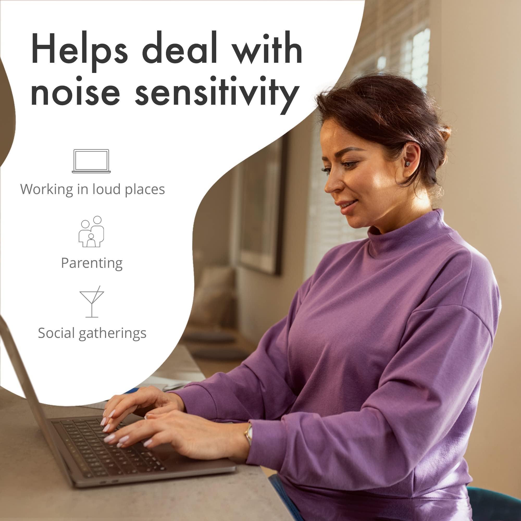 Alpine Alpine ClearTone - High Fidelity Ear Plugs for Concerts, Noise Sensitivity and More - 21dB - Soft & Comfortable - Comes with 3 Sizes: S/M/L - Earplugs for Noise Reduction - Mica