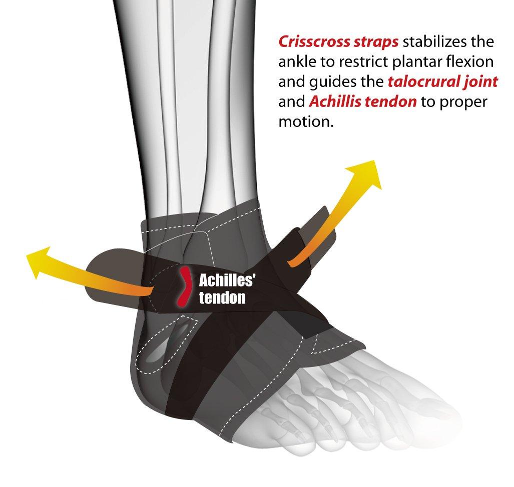 Bracoo Bracoo Ankle Support Brace For Men & Women, Compression Sleeve Strap Wrap, Sprains, Arthritis, Pain Relief, Sports Injuries and Recovery, Breathable Neoprene Brace, FS10