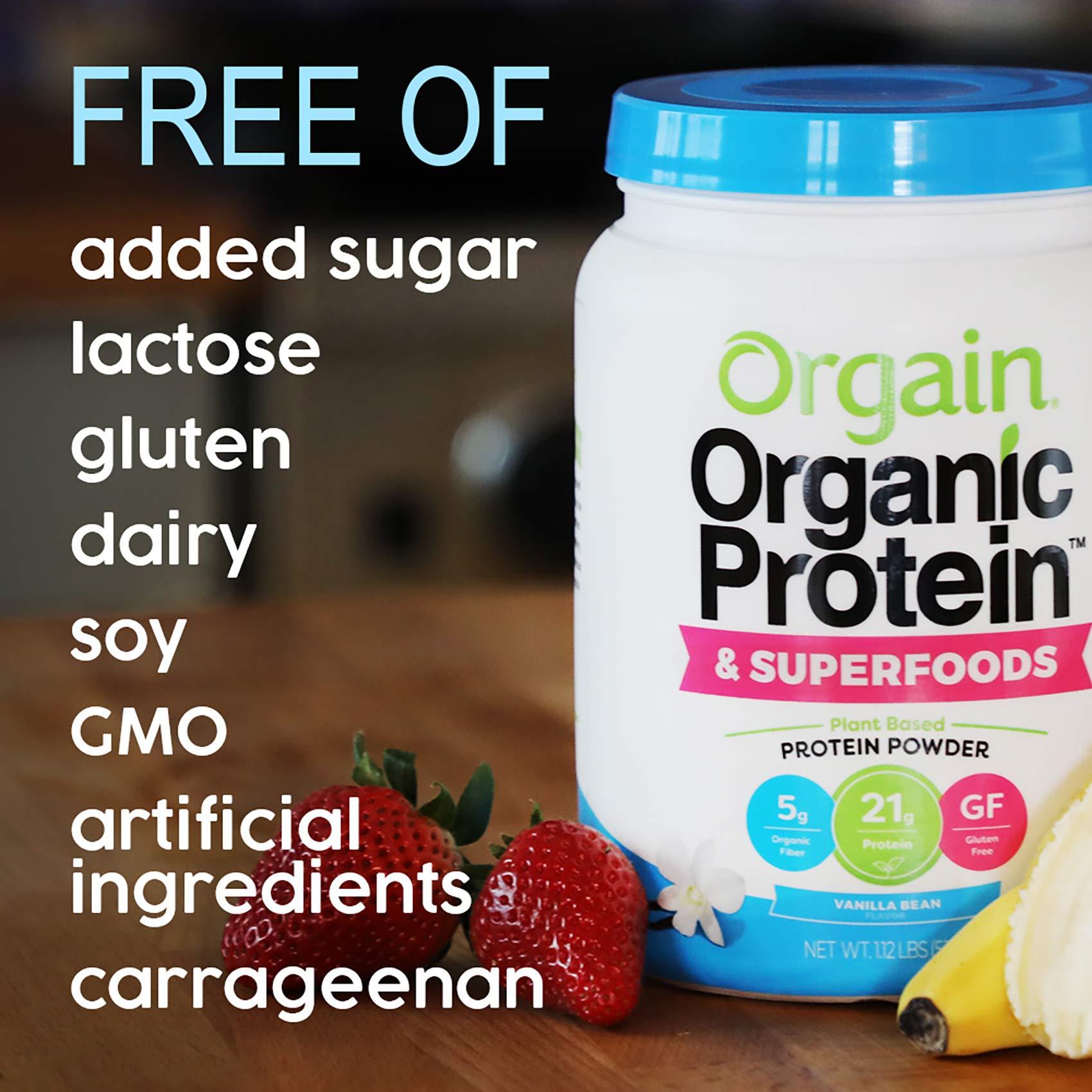 Orgain Orgain Organic Plant Based Protein Powder Bundle - Unsweetened, Vanilla Bean, and Superfoods (2 Products)
