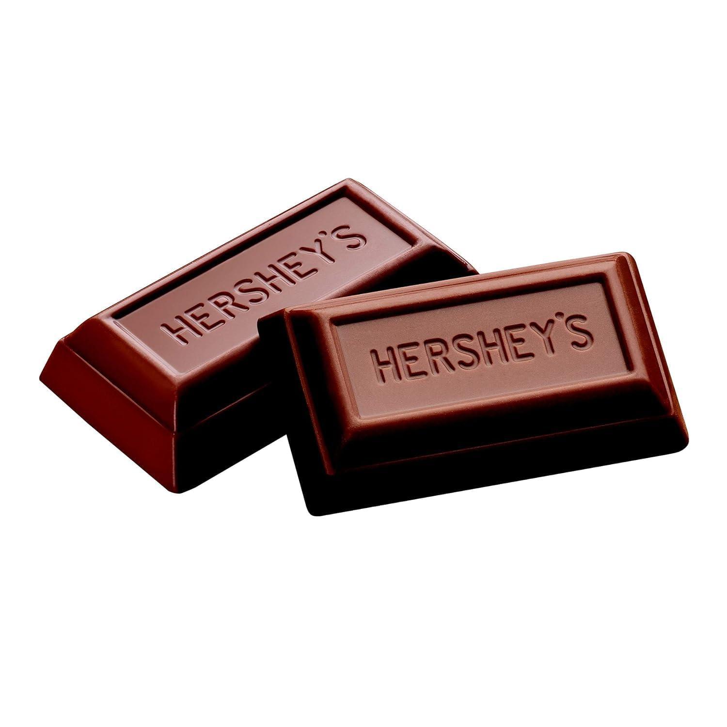 Candylish Hershey Zero Sugar Milk Chocolate Candy Bars - 30 Ounce, Approx. 100 Pieces Bulk Pack