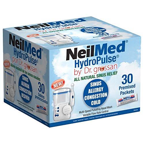 NeilMed Neilmed Hydropulse by Dr Grossan - Multi-Speed Electric Pulsating Nasal Sinus Irrigation System, 1 count