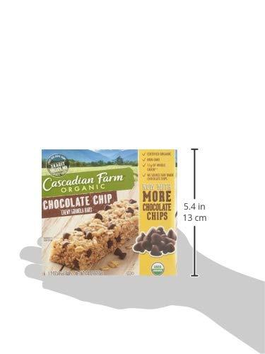 Cascadian Farm 1 2 3 Cascadian Farm Bar Granola Chocochips Bar, 7.4 oz