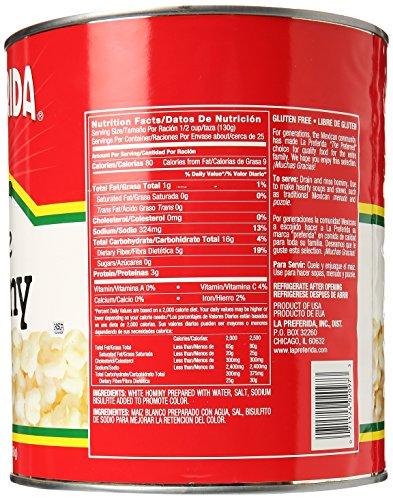 LA PREFERIDA LA PREFERIDA BEAN HOMINY 108OZ