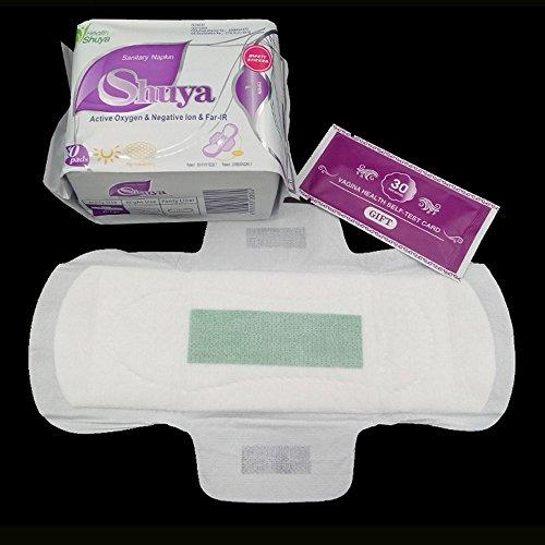 SHUYA SHUYA Patented Anion Soft Breathable Sanitary Pads and Panty Liners Combination Suit Package, Scented-96Count (Packs of 8)