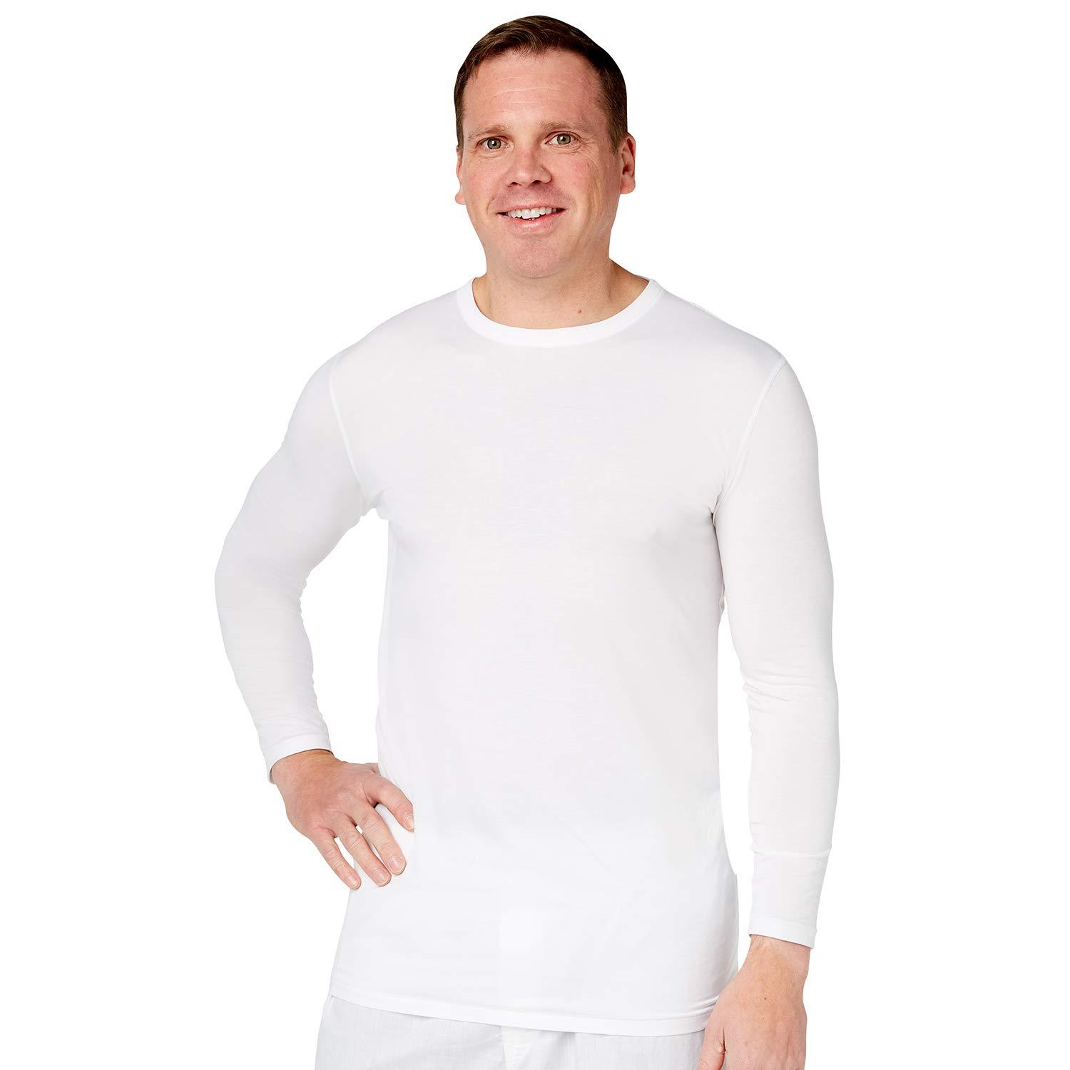 Soothems Eczema & Psoriasis Clothing Relief Treatment Shirt for Moderate to Severe Sensitive Dry Skin for Men (Size M)  Also Used as a Wet Wrapping Therapy White