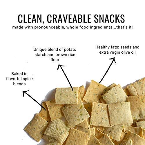 Every Body Eat Every Body Eat Chive & Garlic Snack Thins, Gluten & Dairy Free, Vegan (1 Pack)