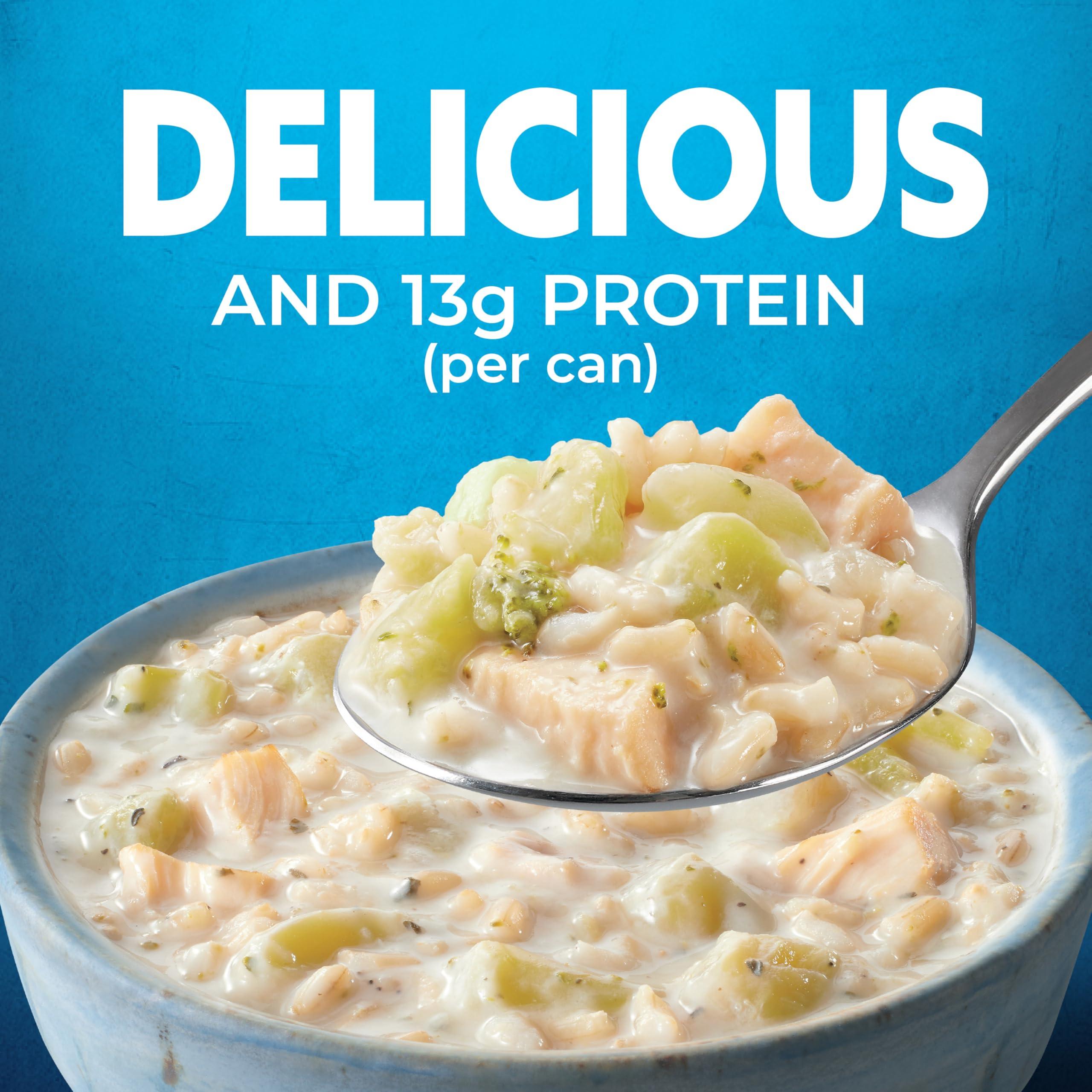 Progresso Progresso Rich & Hearty, Creamy Chicken & Broccoli Canned Soup, Gluten Free, 18.5 oz. (Pack of 12)