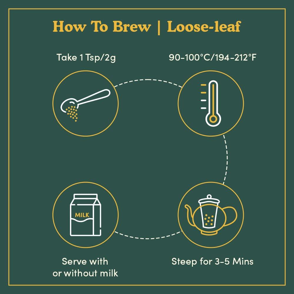 VAHDAM VAHDAM, Assam CTC Black Tea Loose Leaf 170+ cups (12oz) STRONG, BOLD & RICH Assam Tea Loose Leaf | Pure Assam Chai Tea | Pure Unblended Single Origin Black Loose Leaf Tea | Vacuum Sealed