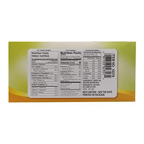 Surasang Surasang Green Tea with Roasted Brown Rice Tea, Toasty and Fragrant, Korean Herb Tea, 150 Teabags