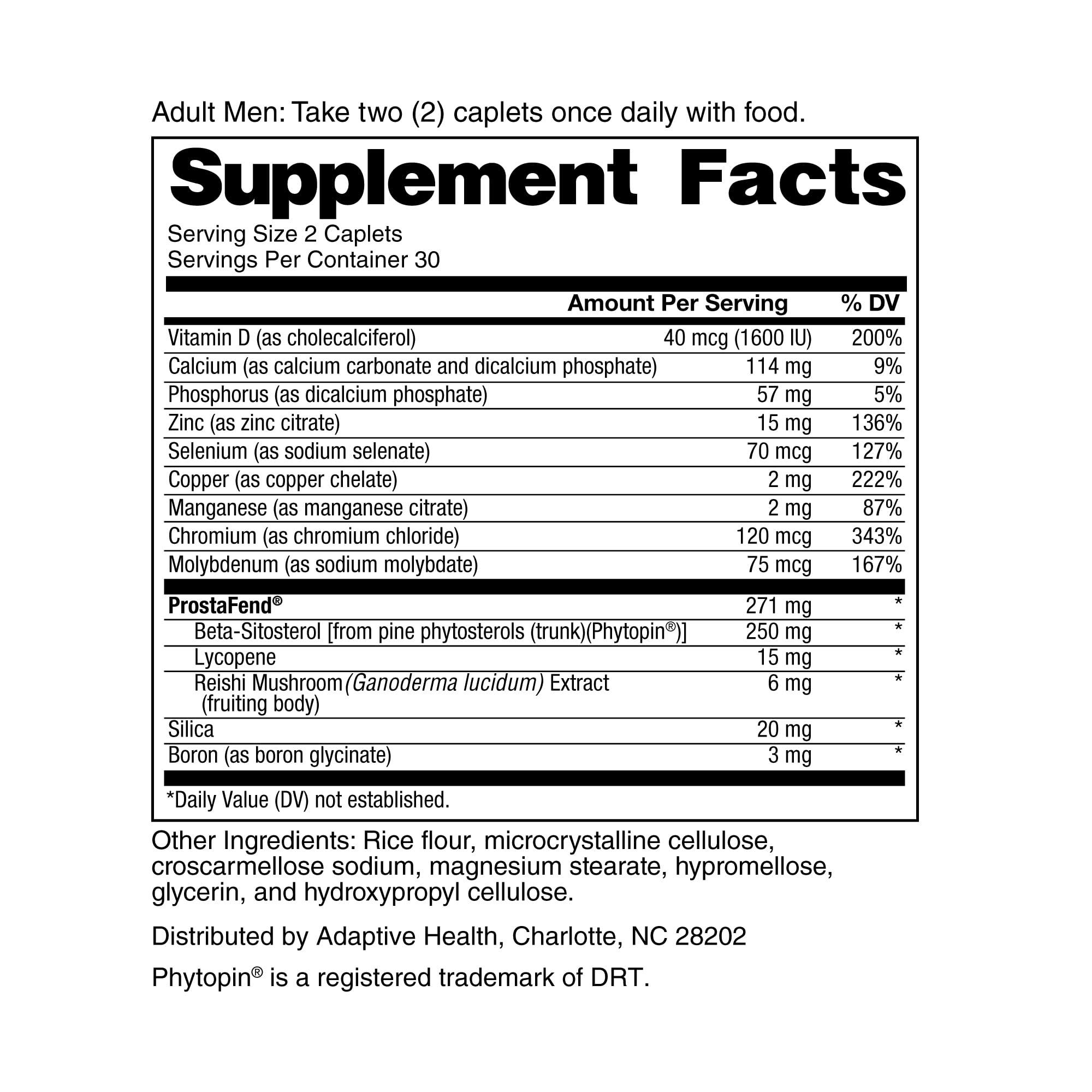 SUPER BETA PROSTATE Super Beta Prostate Advanced Prostate Supplement for Men Reduce Bathroom Trips, Promote Sleep, Support Urinary Health & Bladder Emptying. Beta Sitosterol not Saw Palmetto. (60 Caplets, 1-Bottle)