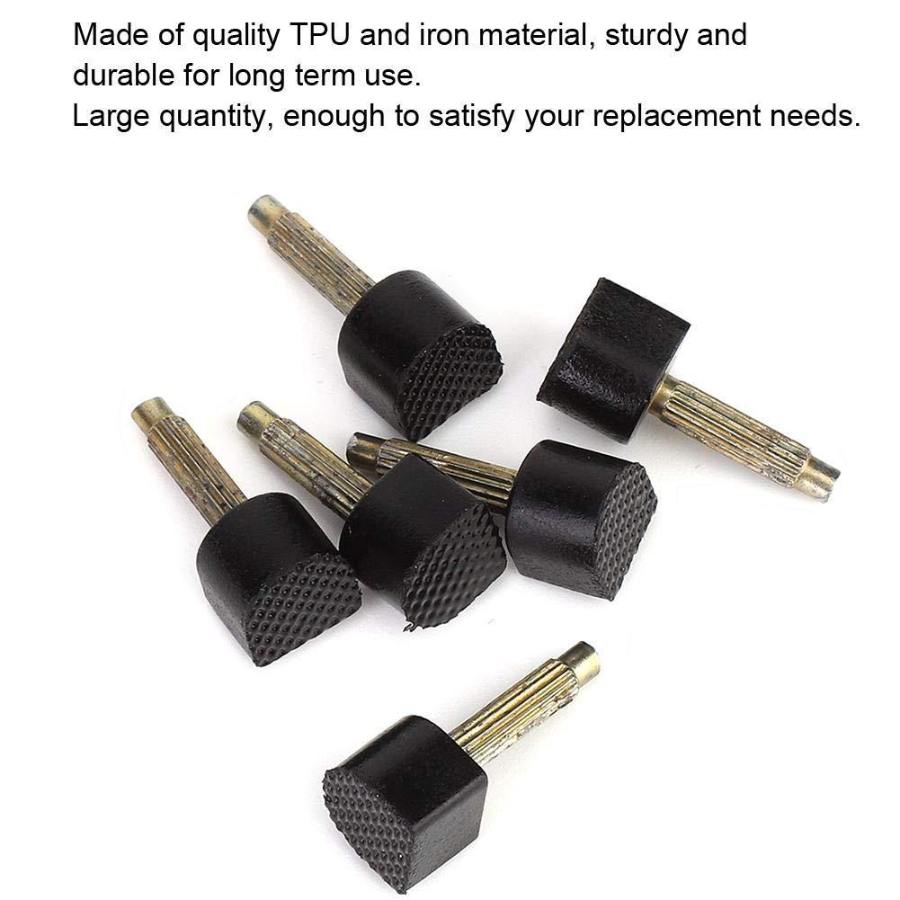 Sonew 24pcs High Heel,Shoe Repair Stiletto Replacement Heels Tips Non slip Shoes Repair Heel Dowels U Round Shape Taps Protector for Women Ladies 8x8mm