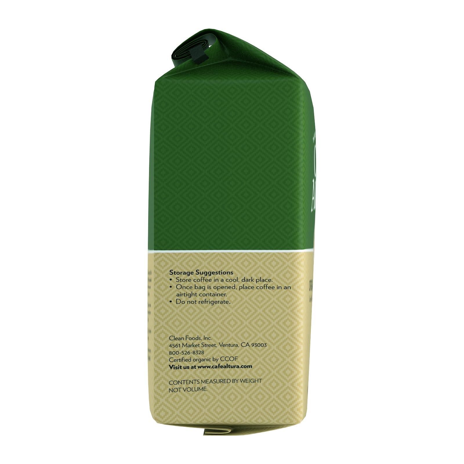 Cafe Altura Cafe Altura Organic Coffee, Colombia, Ground, Dark Roast, 10 oz (283 g)