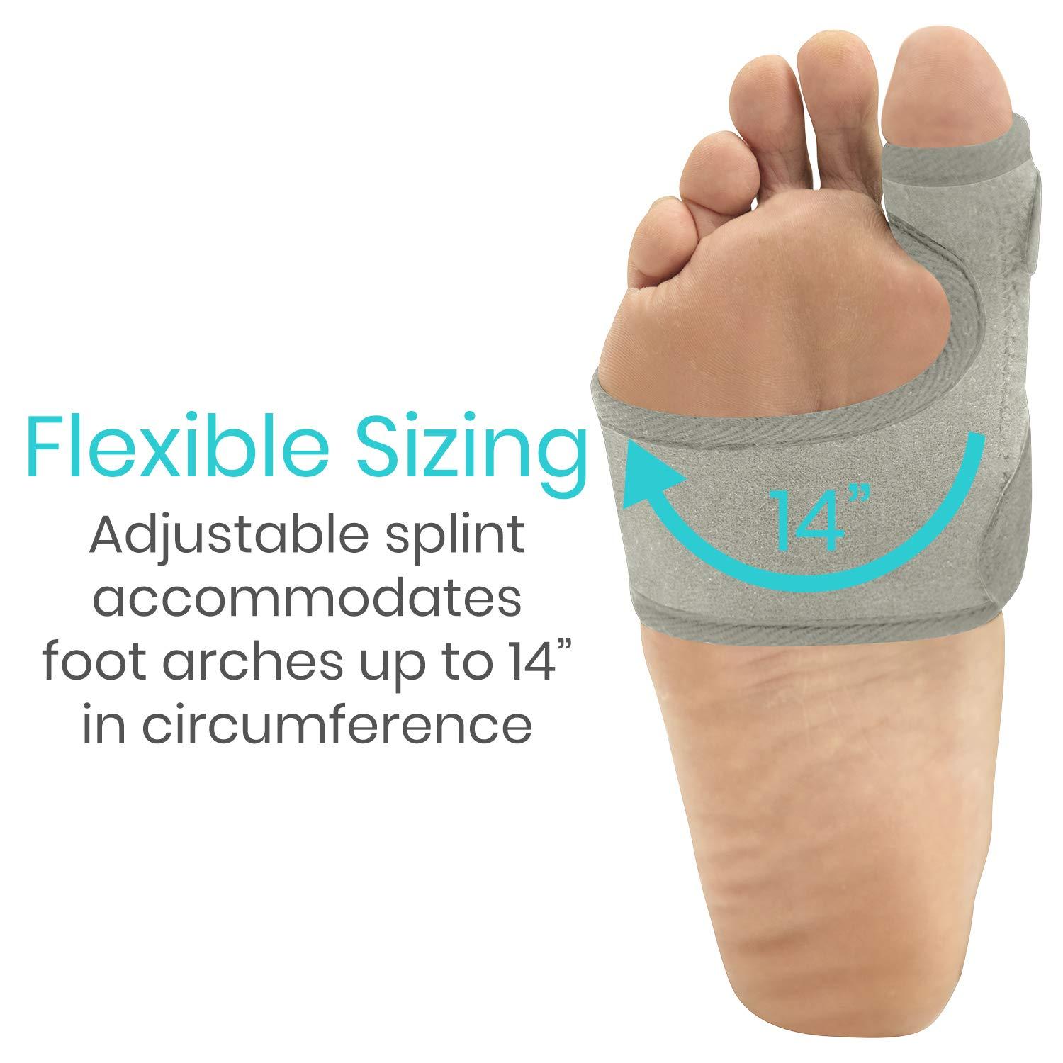 Vive Bunion Brace Big Toe Corrector Straightener With SplintHallux Valgus Pad Joint Pain Relief, Alignt TreattOrthopedic Sleeve Foot Wrap Support