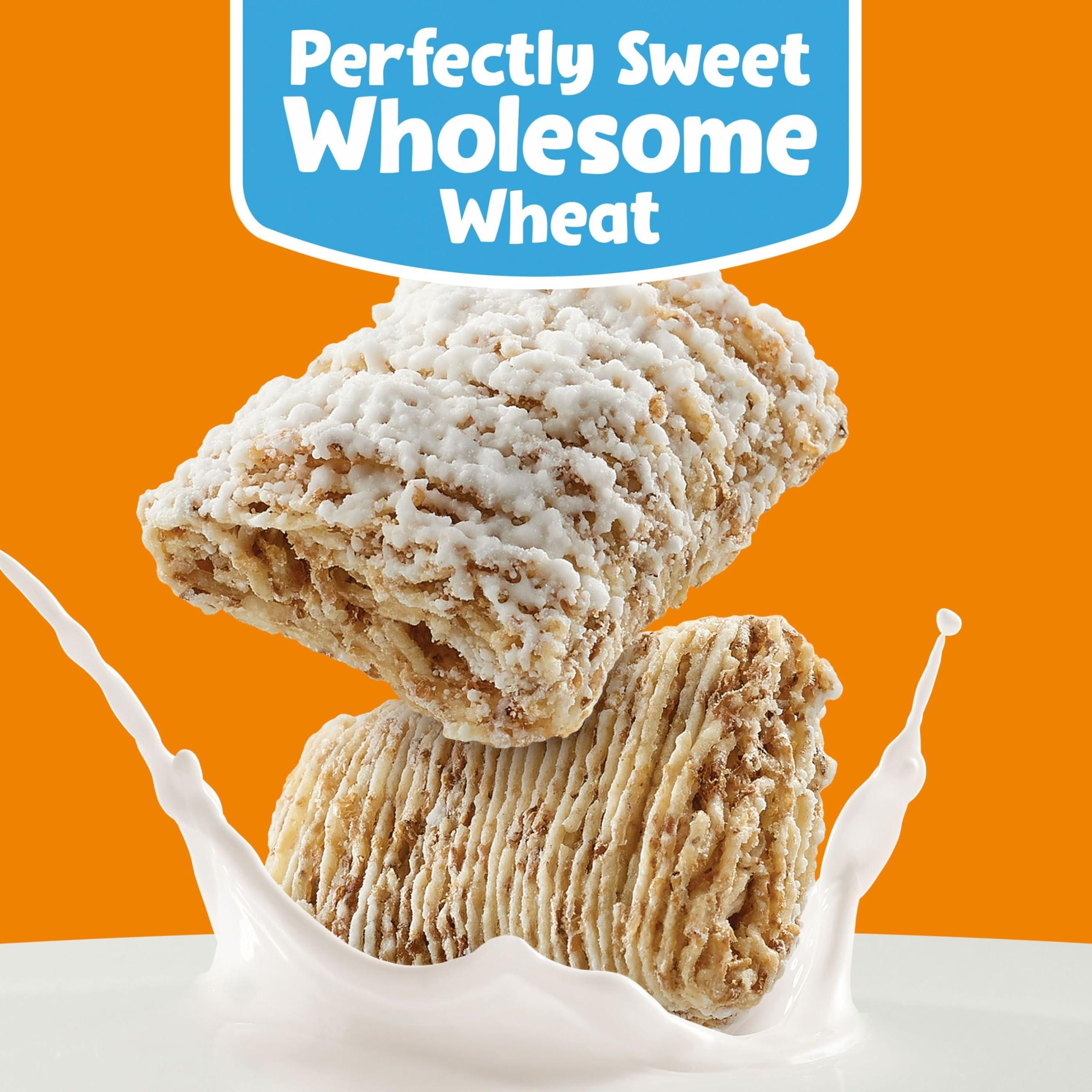 Frosted Mini-Wheats Frosted Mini-Wheats Breakfast Cereal, Kids Cereal, Family Breakfast, Original (4 Boxes)