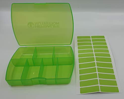 Popos Store Herbalife Pill Tablet Box Container Dispenser Middle 7-Slot