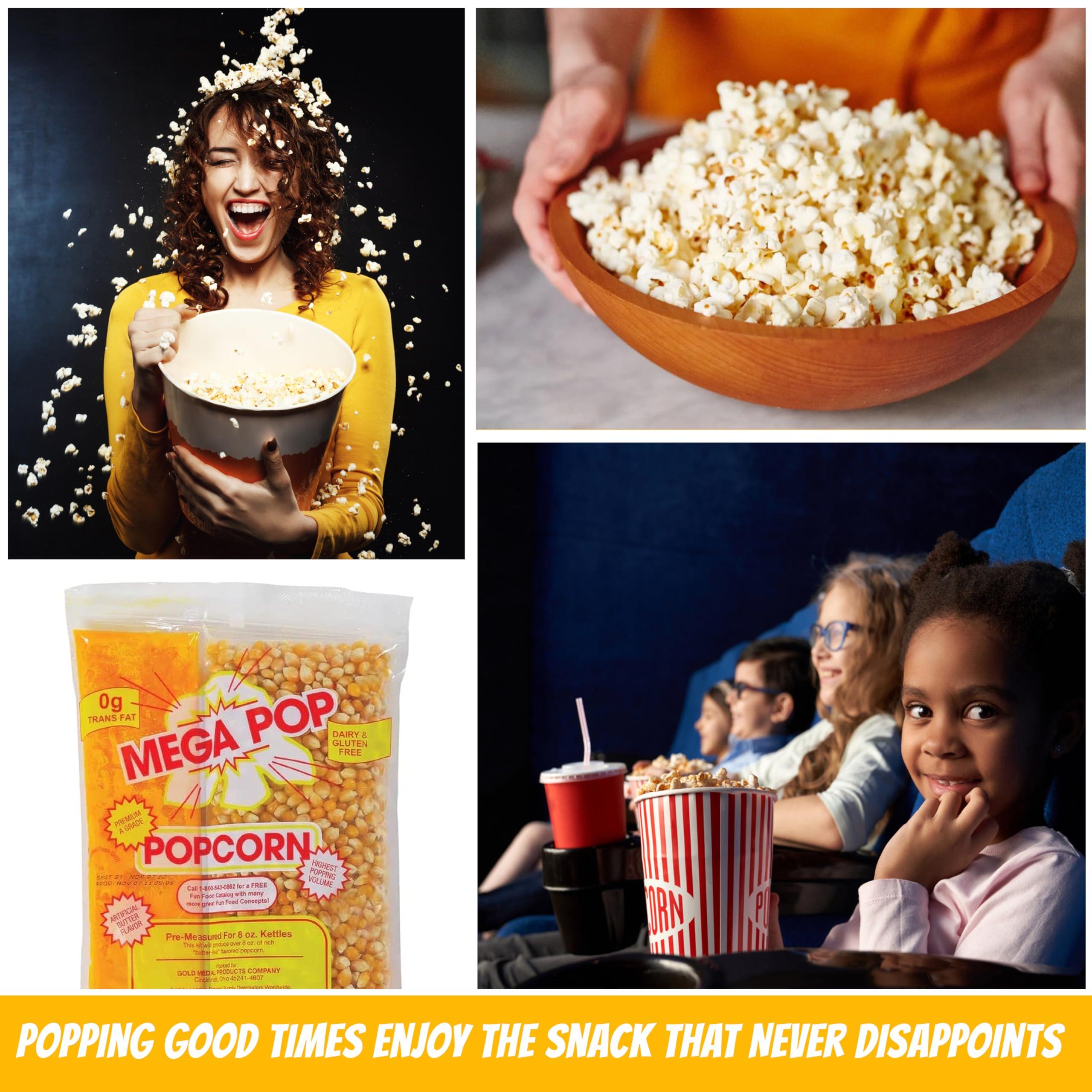 Perfectware 12oz Popcorn Portion Packs - Package of 6ct