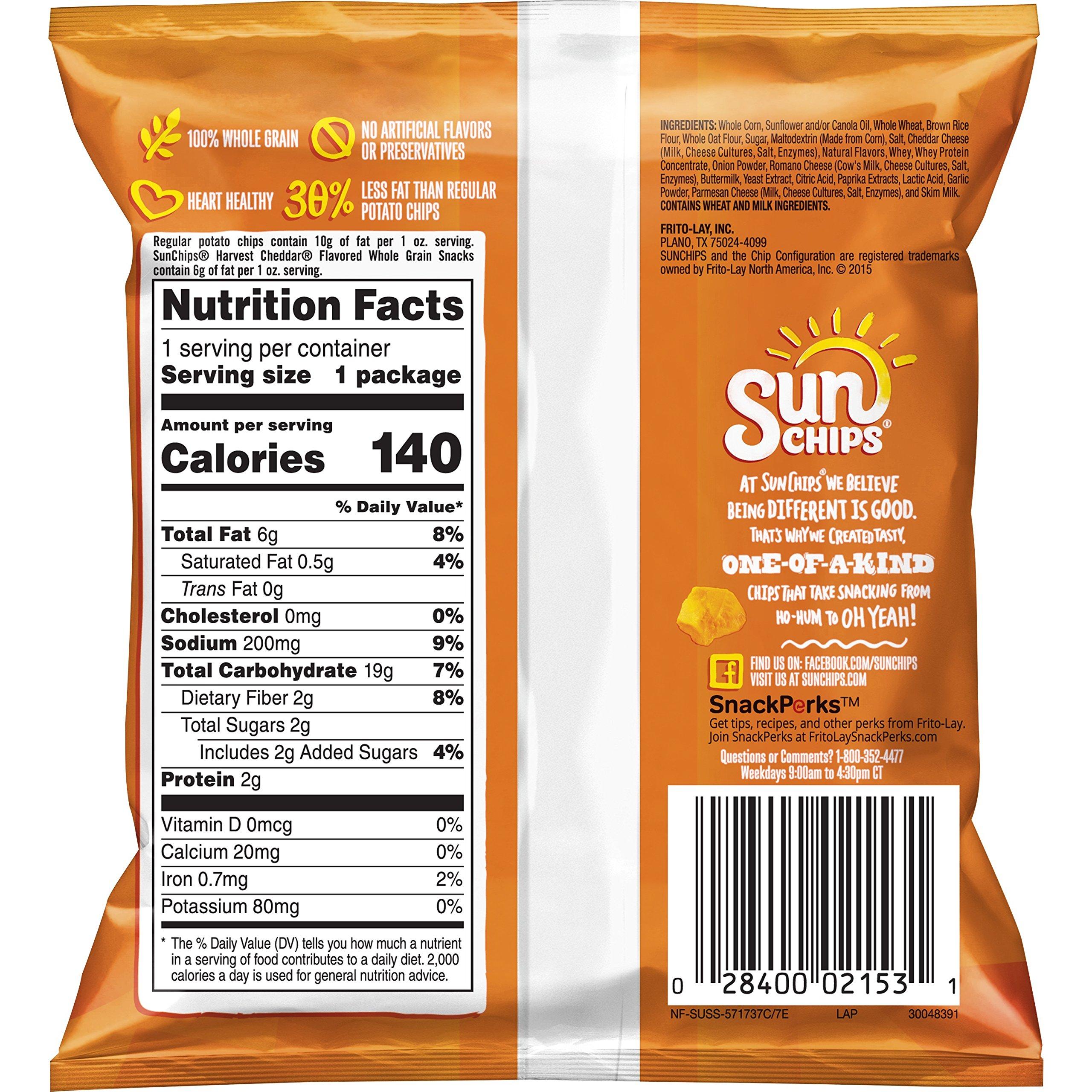Sun Chips SunChips Multigrain Snacks, Variety Pack, 1 Ounce (Pack of 40)