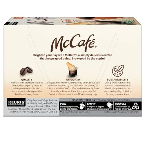 McCafe McCafe Affogato, Single Serve Keurig K-Cup Pods, Flavored Coffee, Limited Edition, 60-Count Box (6 Packs of 10)