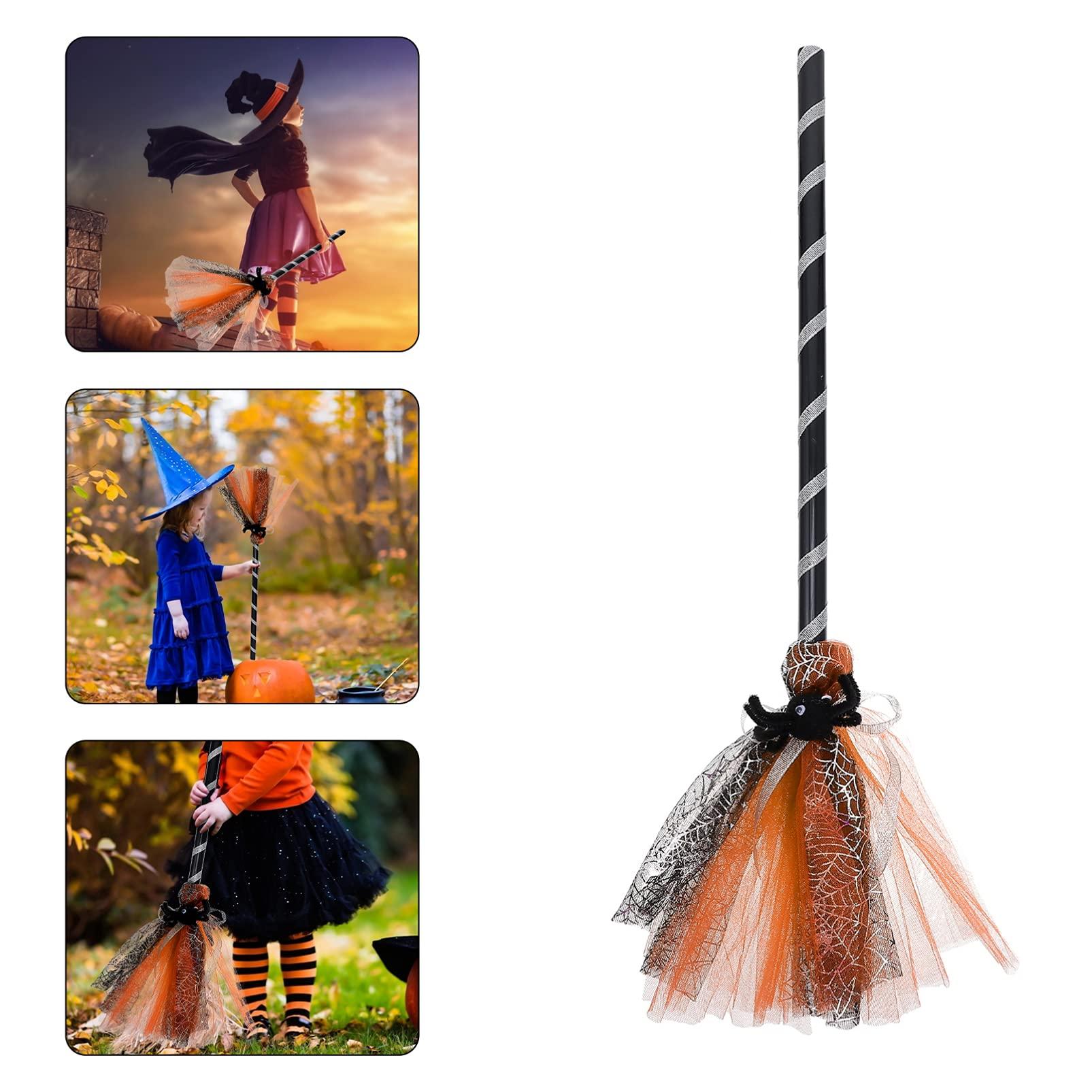BESPORTBLE BESPORTBLE 1pc Wizard Broom Halloween Besom Broom Decoration Besom Prop Halloween Prop Broom Halloween Performance Prop Halloween Broom Witch Broom Party Prop Broom Ornament Besom for Party