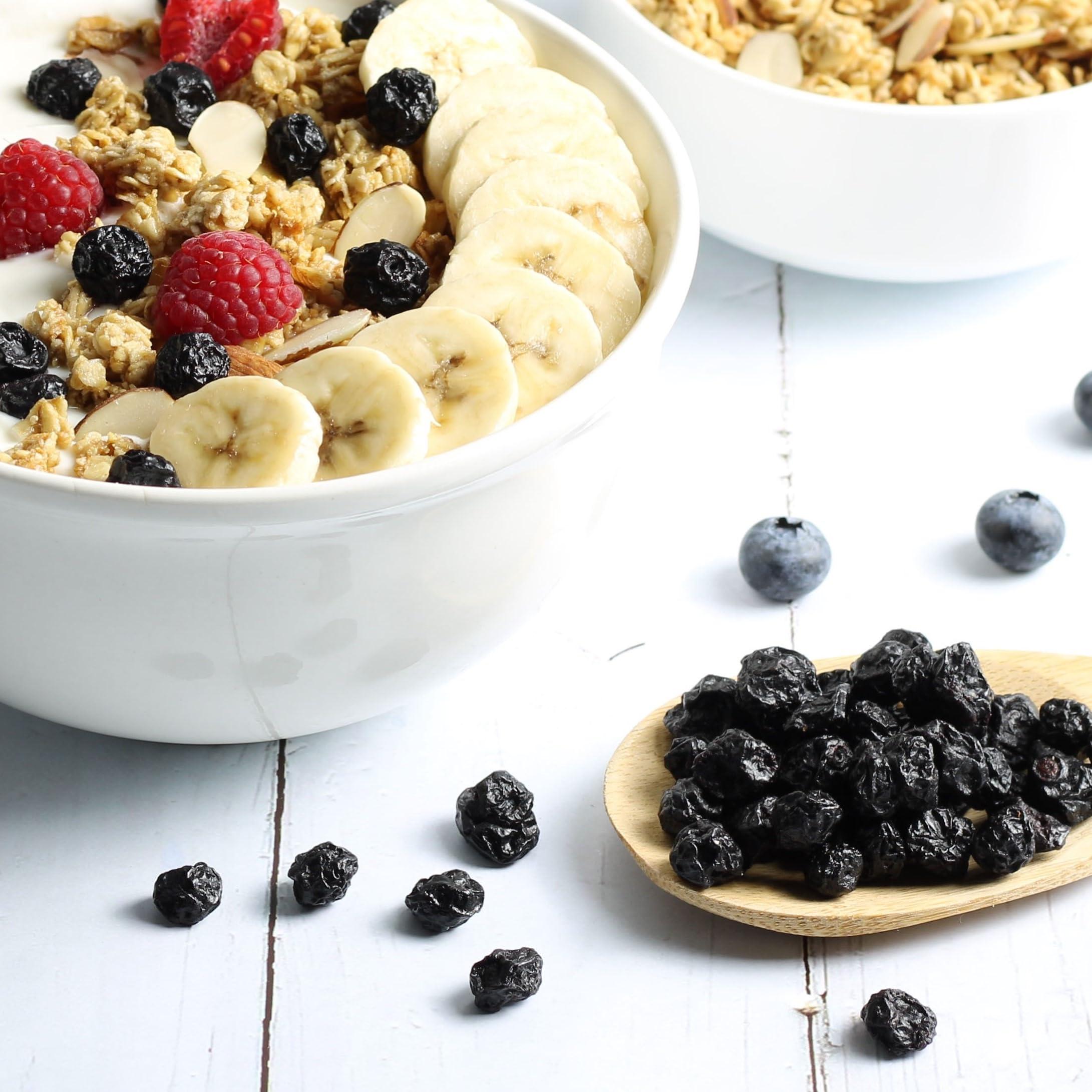 It's Delish Dried Blueberries by Its Delish, 1 Lb (16 Oz) Bag | Fresh Dry Blueberry Fruit Berry Snack Blue Berries for Baking and Snacking | Healthy Snacks, Vegan, Kosher