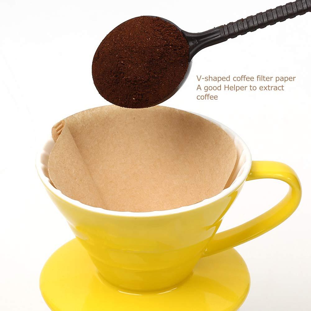 Fdit Fdit 80 Count Cone Coffee Filters Coffee Filters Paper for Pour Over and Drip Coffee Maker(V02)