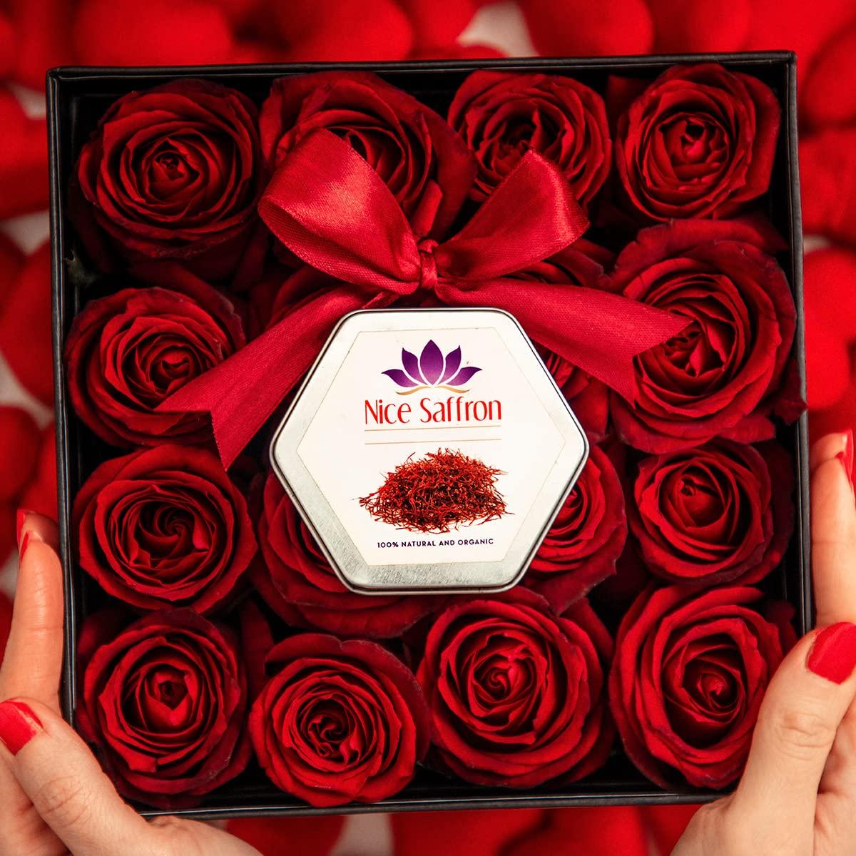 Nice Saffron Nice Saffron Premium Organic Saffron Powder Deep Red (5 Grams)