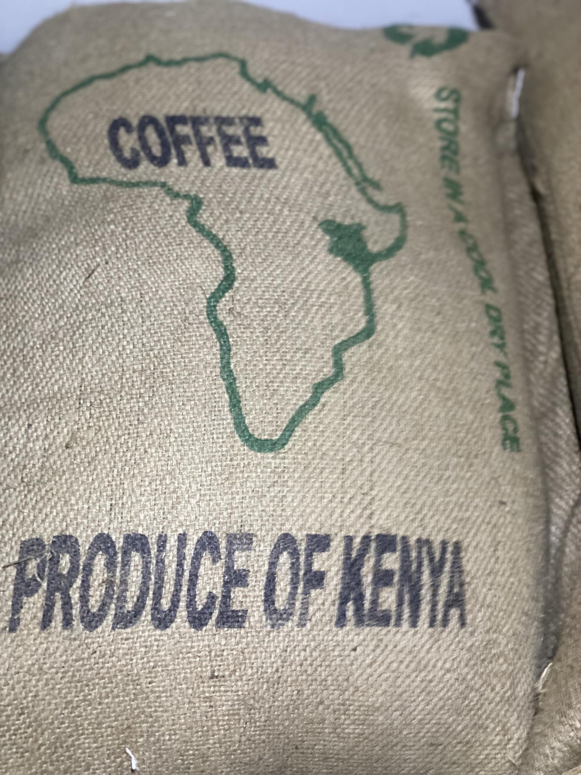 Bahati Coffee Kenya AB Grade Unroasted Green Arabica Coffee Beans from Great Rift Valley - 100% Pure Arabica Coffee Beans With Optimal Flavor Freshness - Handpicked, Washed & Sun Dried - 3 LB