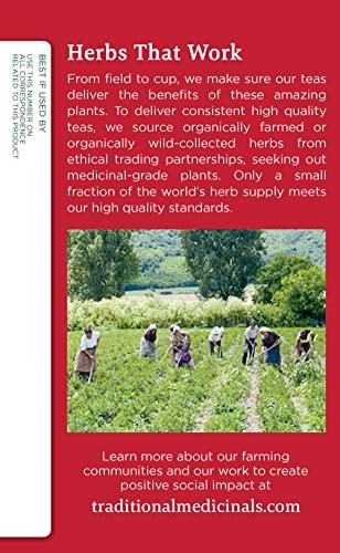 Traditional Medicinals Traditional Medicinals Organic Throat Coat Herbal Tea, Supports Throat Health - 16 Count (Pack of 2) 32 Tea Bags Total