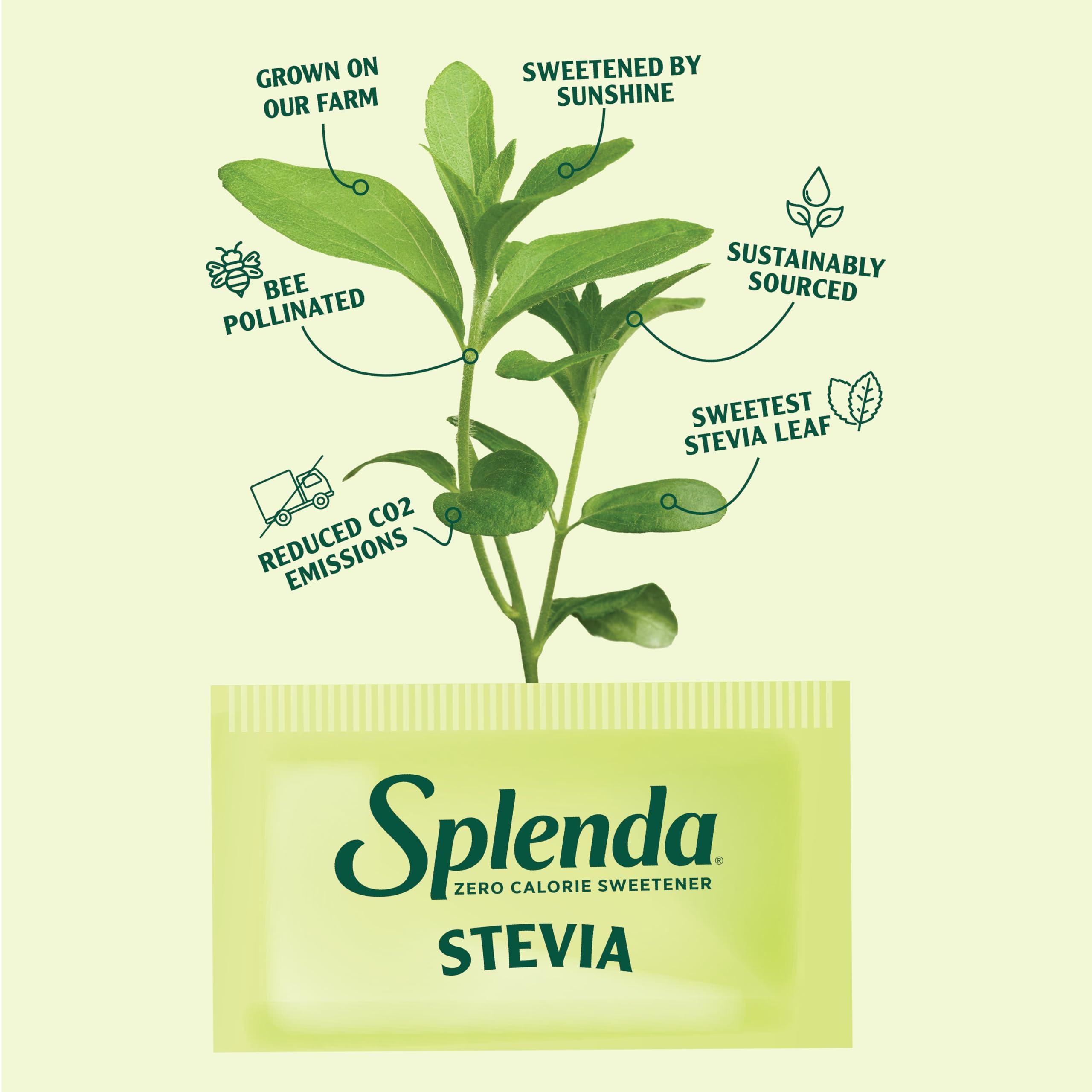 SPLENDA SPLENDA Stevia Zero Calorie Sweetener, Sugar Substitute Packets, 400 Count (Pack of 1)