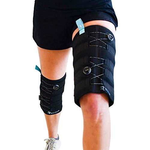 Recoup Recoup Cryosleeve Ice Cold Compression Sleeve for Arms and Legs | Cold Up to 1 Hour | Custom Adjustable Compression | Reuseable Ice Pack for Elbows and Knees | Pain Relief for Muscles & Joints