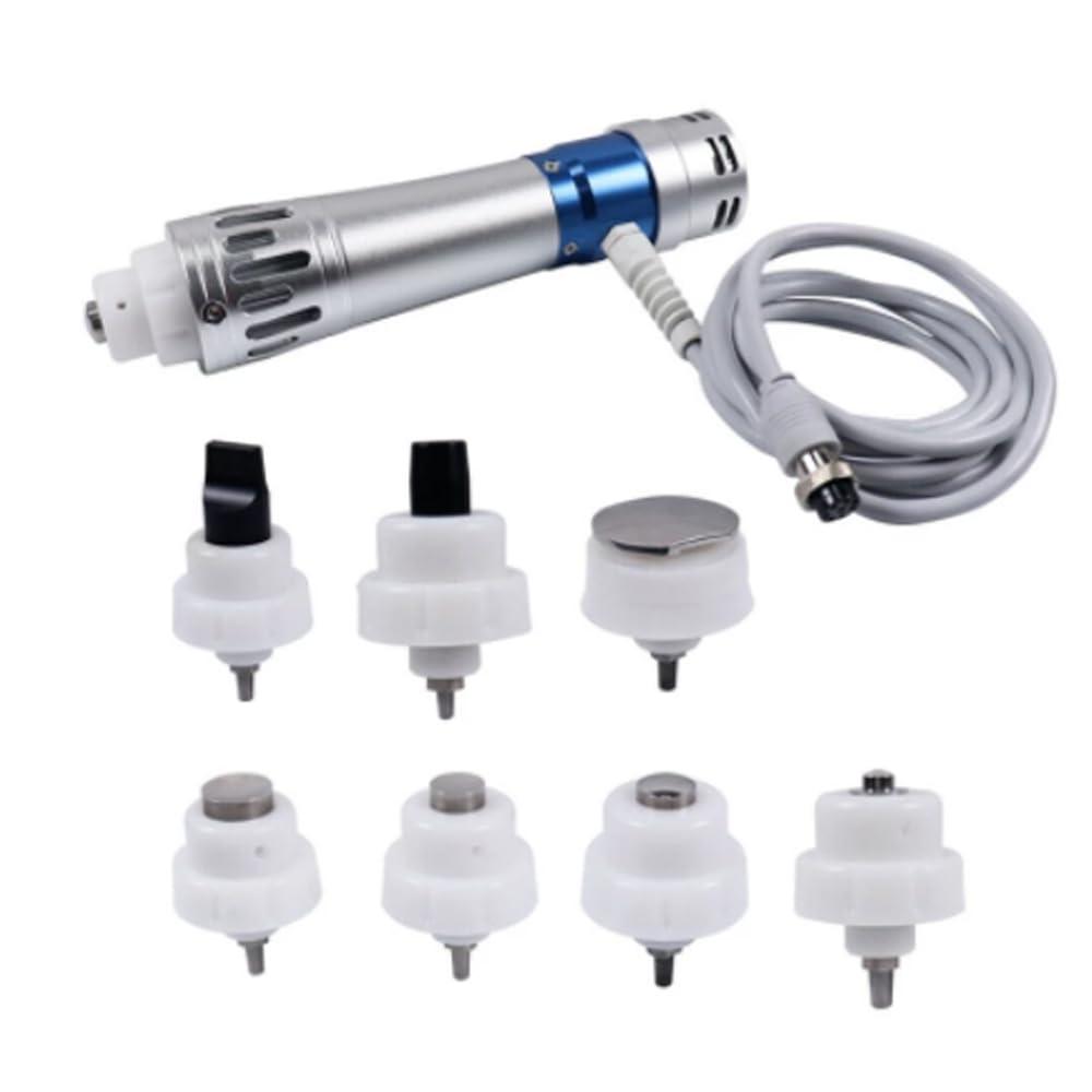 Shefmon Shockwave Therapy Machine, Effective Electromagnetic Extracorporeal E-D Shock Wave Therapy Machine Pain Relief Body Massager Muscle Relax Massage Gun with 7 Massage Heads