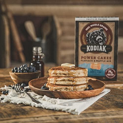 Kodiak Cakes Kodiak Power Cakes, Pancake & Waffle Mix, Almond Poppyseed, High Protein,100% Whole Grains (Pack of 1)