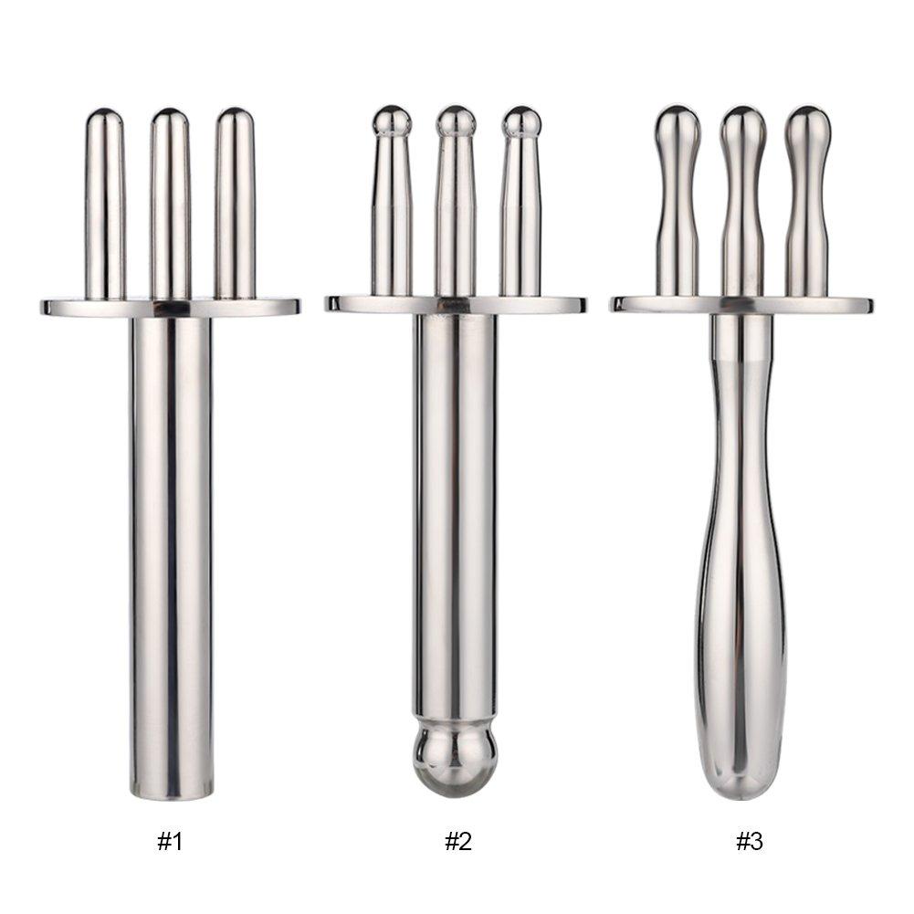 NSXAYIWE Magnetic Therapy Massage Fork, 5 Drainage Acid Pen Emotion Code Magnets, Magnetic Fork Meridians Points Massage Stick, Relaxing Body Massage Tool Healing Magnets (5)