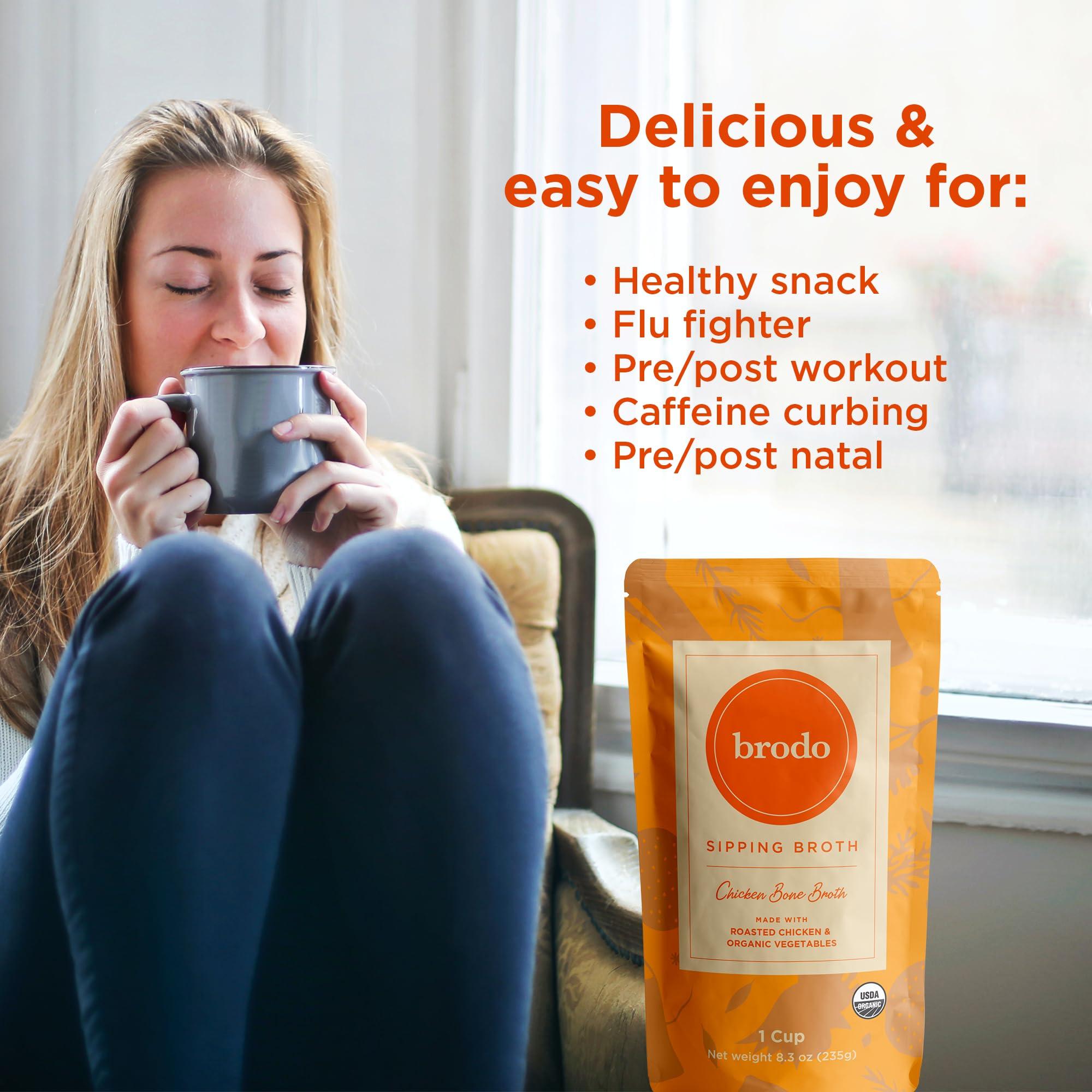 Brodo Brodo Chicken Broth (8.3 Ounce (Pack of 6), Organic Chicken)