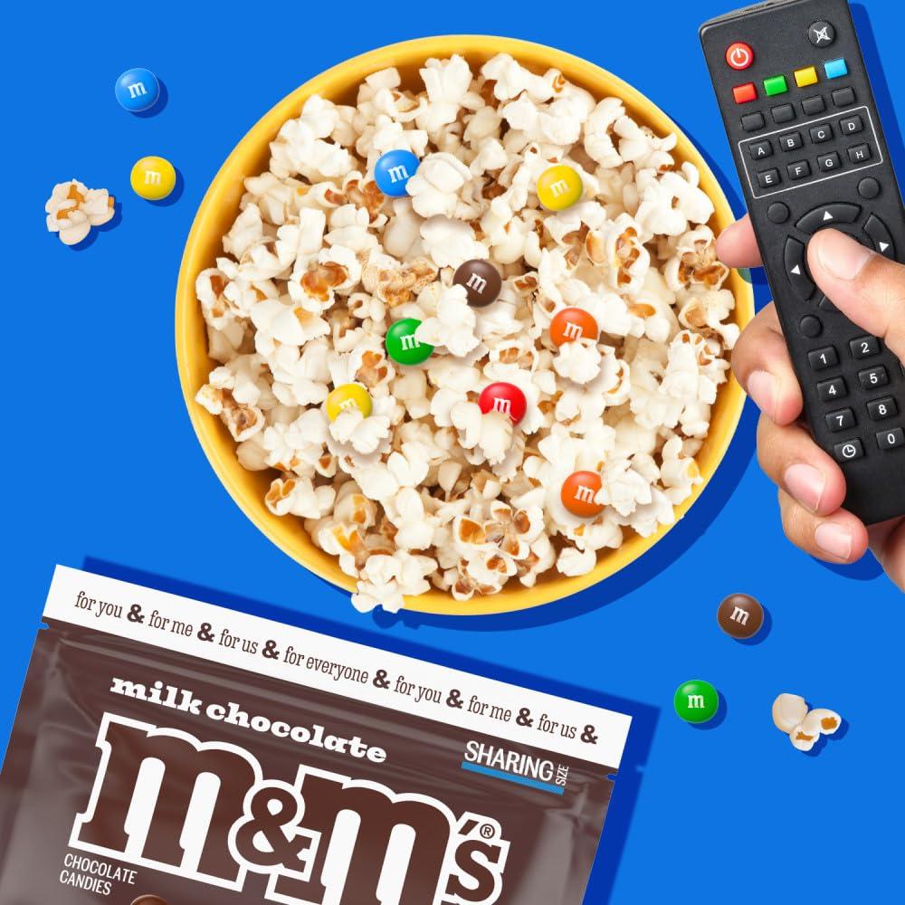 M&M\'S M&M\'S Milk Chocolate Candy, Sharing Size, 10 oz Resealable Bag