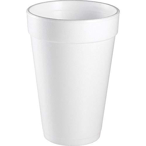 DART Dart® Insulated Foam Drinking Cups, White, 16 Oz, Box Of 1,000 Cups