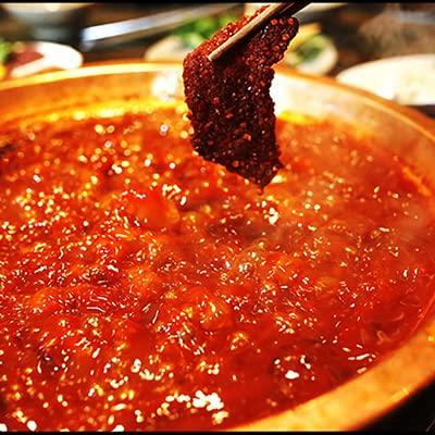 BAILINHOU BAILINHOU Chinese hot pot soup base 17.63 oz (500g), Sichuan hotpot broth sauce spicy Seasoning from szechuan, China