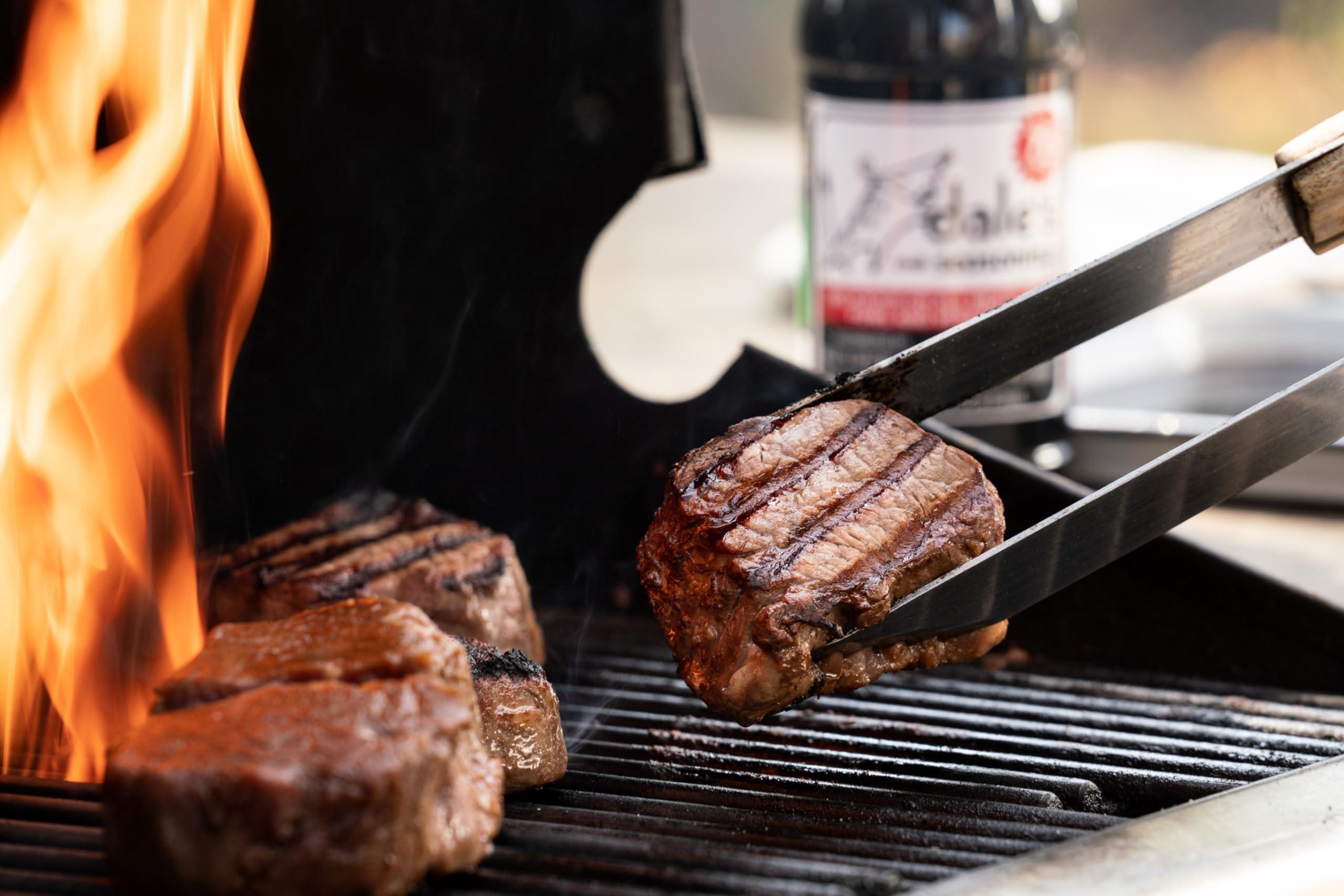 Dales Original Steak Seasoning By Dale\'s, Gluten Free, No Cholesterol | Delicious on All Meats, Fish, and Vegetables | 16 oz Bottle | No Long Marinating, Savory Blend of Exotic Spices!