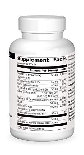 Source Naturals Source Naturals B-50 Complex 50 mg B-Vitamins For Energy Production Support - 250 Tablets
