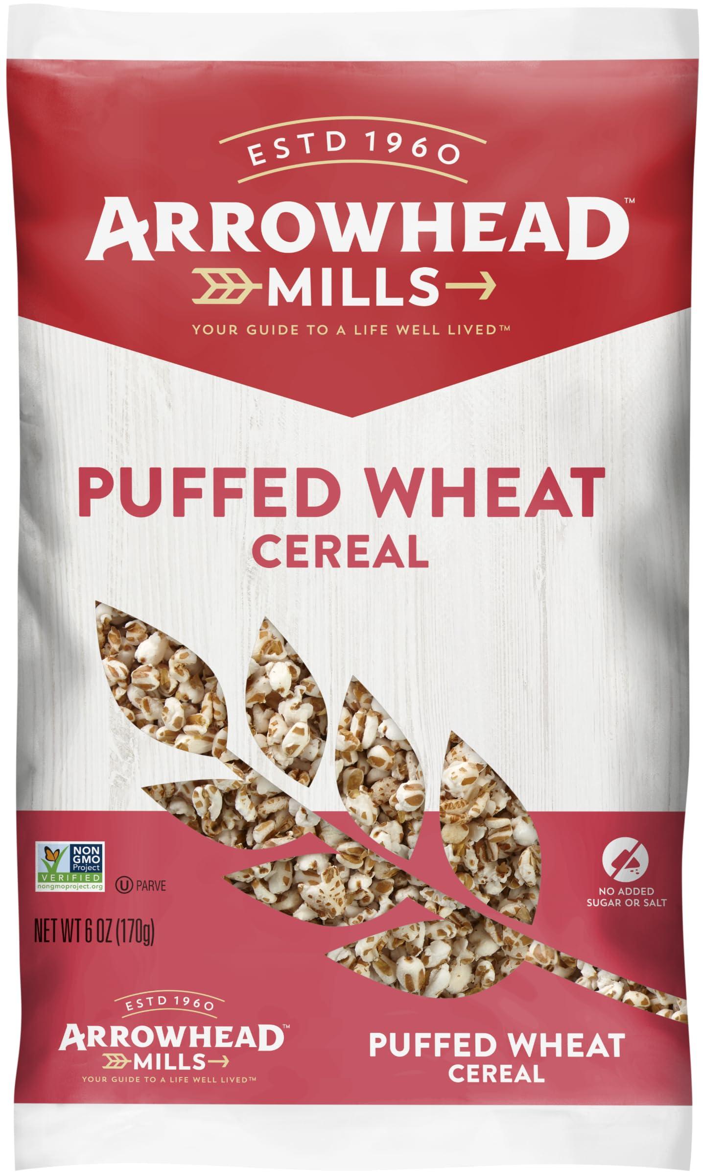 Arrowhead Mills Arrowhead Mills Cereal, Puffed Wheat, 6 oz. Bag