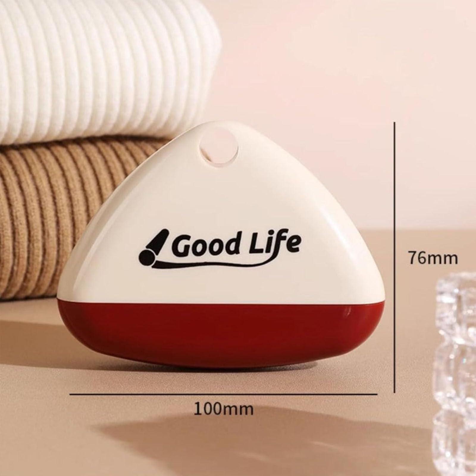 HEYDEZHI Good Life Lint Remover, Reusable Washable Lint Roller - Portable Pet Hair Remover for Clothes (White*3+Red*3)