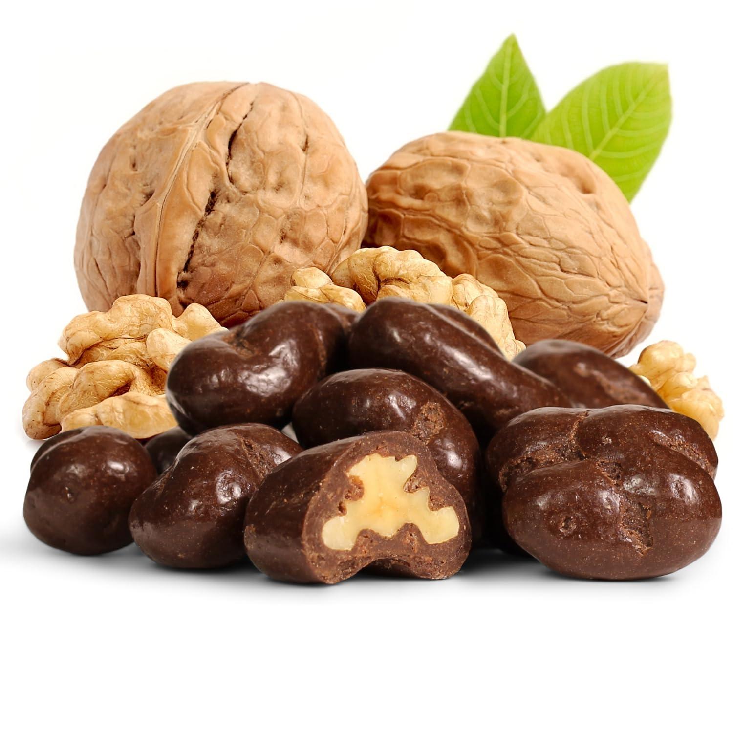 It\'s Delish Milk Chocolate Covered Walnuts by It\'s Delish, 48 Oz Jumbo Container | Milk Chocolate Covered Walnut Candy Nuts Bulk Walnuts Chocolates Sweet & Crunchy Nut Snack | Kosher Dairy