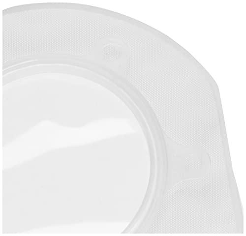 ConvaTec ConvaTec 401514 Natura 12" Two-Piece Drainable Pouch with 1-Sided Comfort Panel, Tail Clip, Transparent, 2-3/4" Flange, Pack of 10