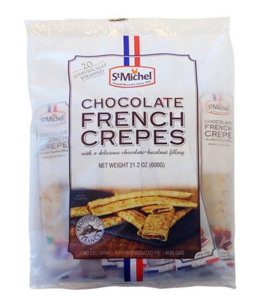 Generic St Michel Le Chef Patissier Hazelnut Chocolate French Crepes ~ 20 ct ~ 21.2 oz bag (Pack of 1)
