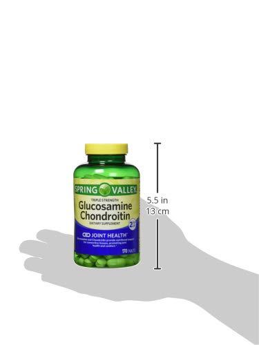 Spring Valley Spring Valley - Glucosamine Chondroitin, Triple Strength, 340 Tablets, Twin Pack