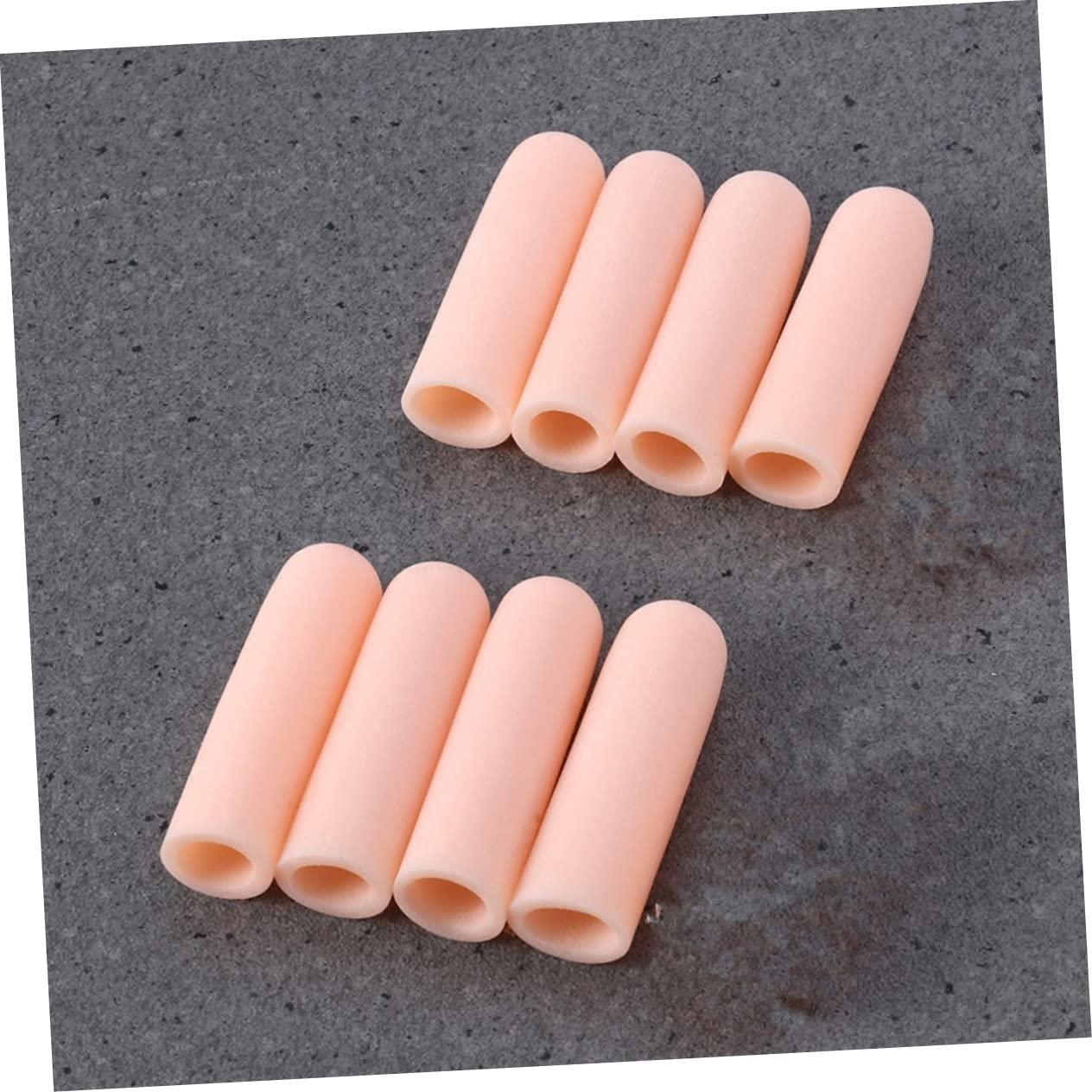 Healeved Healeved 8 Pcs Thumb Protector Thumb Sleeve Toe Sleeve Finger Protectors Invisible Finger Set Beige C01 Finger Covers