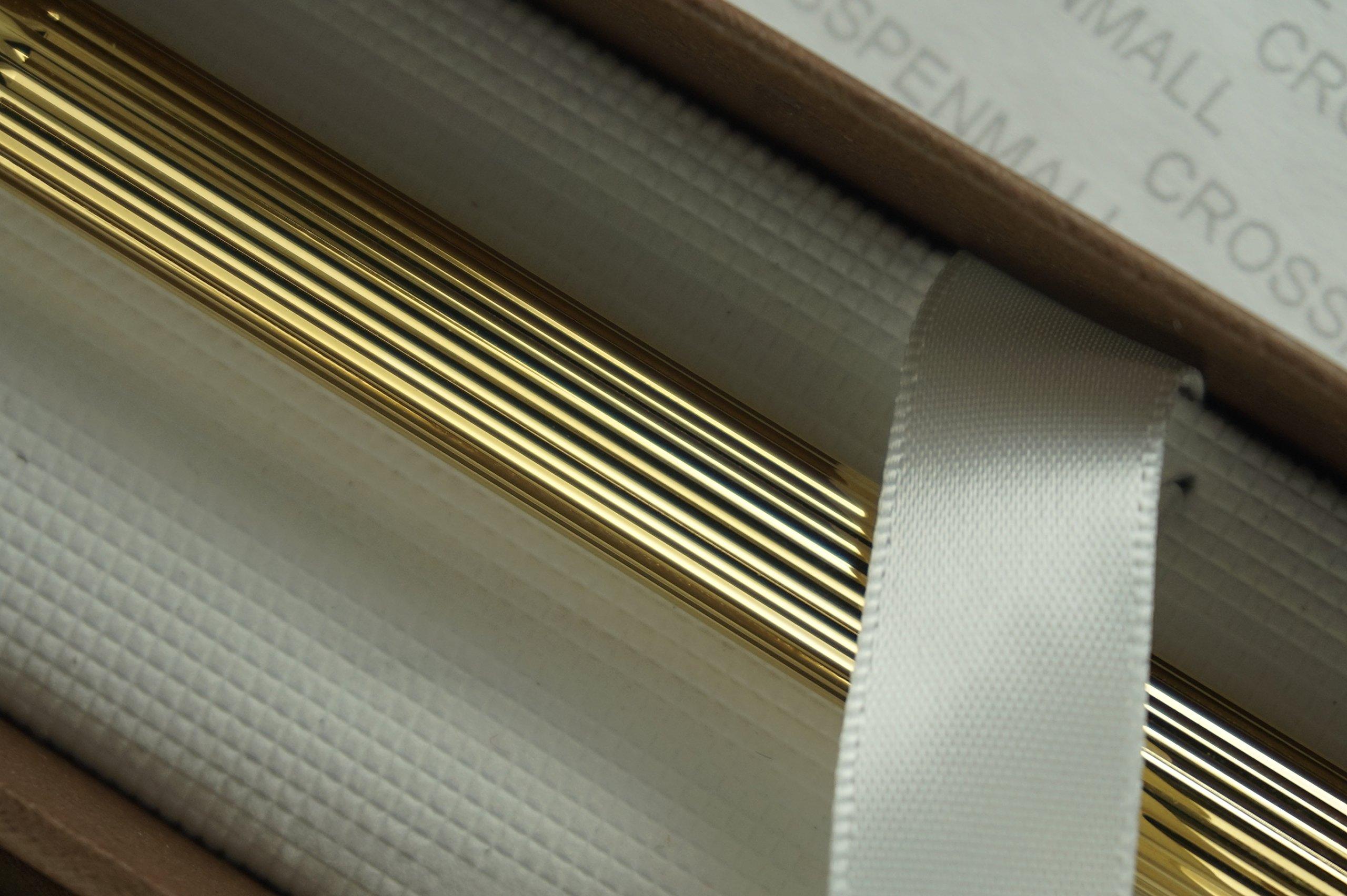 CROSS Cross Made in The USA Limited Edition Executive Series Metropolis Black and 22k Gold Rollerball Pen, Made in Lincoln, RI, USA