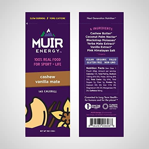 Muir Energy MUIR Energy Real Food Energy Gel Variety Pack for Endurance Athletes (Slow Burning 24 Pack)