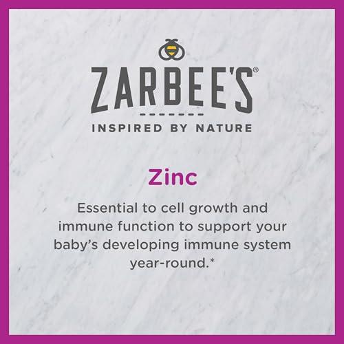 Zarbee\'s Zarbee\'s Baby Immune Support with Zinc, Baby & Toddler Vitamin 6 months+, includes Syringe for Easy & Accurate Dosing, Natural Grape Flavor, 2oz